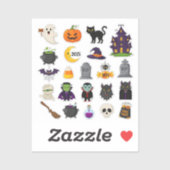 Halloween 2025 Spooky Sticker Set – Pumpkins,ghost シール (シート)