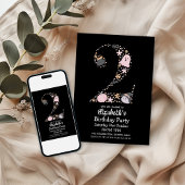 Halloween 2nd Birthday Spooky Cute  招待状