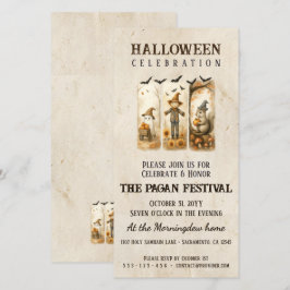 HALLOWEEN - 3つの怖いモチーフのアート シーズンカード