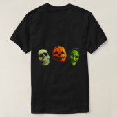 Halloween 3 Silver Shamrock Masks  Tシャツ (デザイン正面)