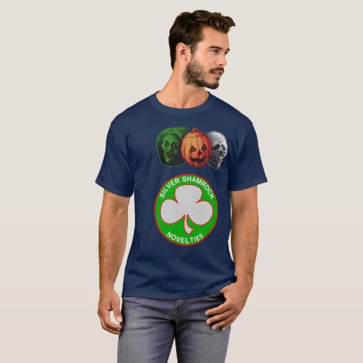Halloween 3 Silver Shamrock Masks Tシャツ (正面フル)