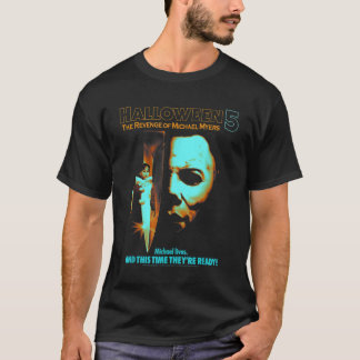 Halloween 5 The Revenge of Michael Myers Two Tone  Tシャツ