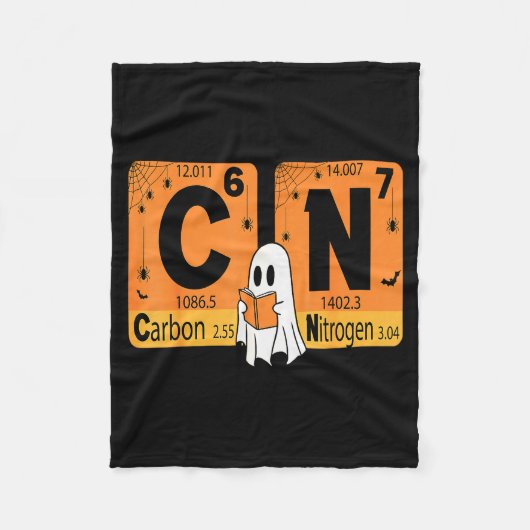 Halloween 67 Meme Science Chemistry Humor Periodic フリースブランケット (正面)