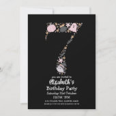 Halloween 7th Birthday  招待状 (正面)