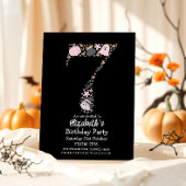 Halloween 7th Birthday  招待状