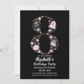 Halloween 8th Birthday  招待状 (正面)