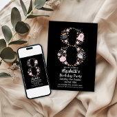 Halloween 8th Birthday  招待状