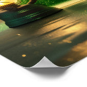 Halloween Alphabet Kids ABC Letter L ポスター (角)