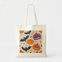 Halloween and autumn pattern トートバッグ