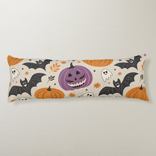 Halloween and autumn pattern   ボディピロー (裏面)