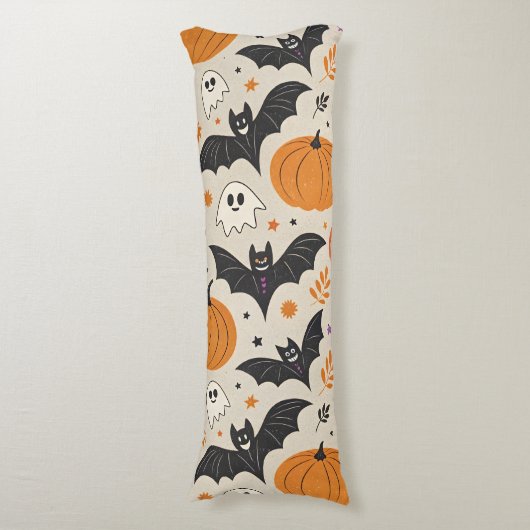 Halloween and autumn pattern   ボディピロー (正面縦)