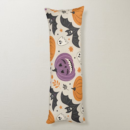Halloween and autumn pattern   ボディピロー (裏面 (縦))