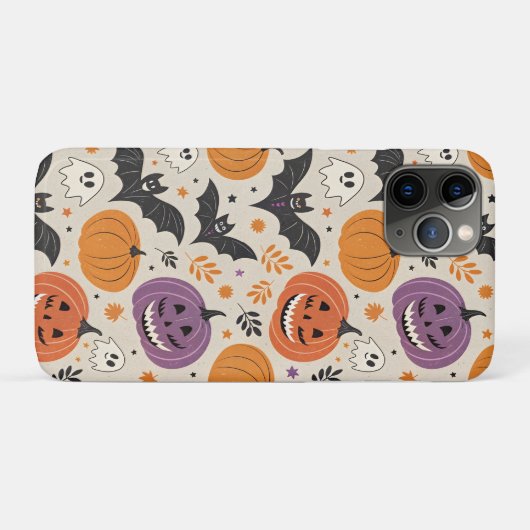 Halloween and autumn pattern   Case-Mate iPhoneケース (裏面(横))