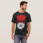 Halloween and Christmas Skull Graphic Tees Hallowe Tシャツ (正面フル)