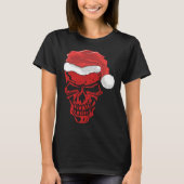 Halloween and Christmas Skull Graphic Tees Hallowe Tシャツ (正面)