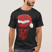 Halloween and Christmas Skull Graphic Tees Hallowe Tシャツ (正面)
