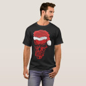 Halloween and Christmas Skull Graphic Tees Hallowe Tシャツ (正面フル)