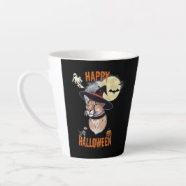 halloween animals カフェラテマグ