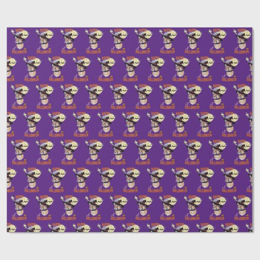 halloween animals ラッピングペーパー (フラット)