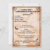 Halloween Apothecary Potion Party 招待状 (正面)