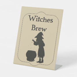 Halloween Apothecary Witches Brew 台座サイン