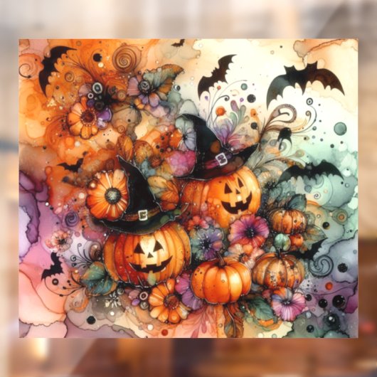 Halloween Art Window Cling ウィンドウサイン (シート2)
