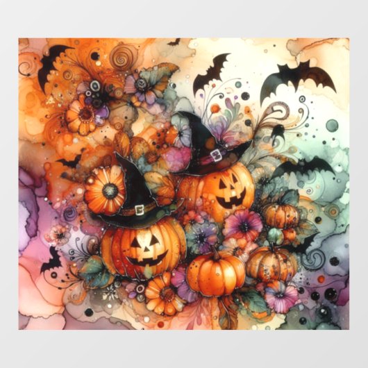 Halloween Art Window Cling ウィンドウサイン (シート)