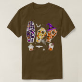 Halloween ASL, Hand Sign Language Boo Ghost Deaf P Tシャツ (デザイン正面)