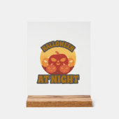 Halloween At Night アクリルサイン (正面)