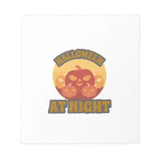Halloween At Night ノートパッド