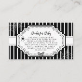 Halloween Autumn Gothic Spooky Books for Baby エンクロージャーカード (正面)