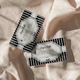 Halloween Autumn Gothic Spooky Diaper Raffle エンクロージャーカード