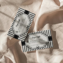 Halloween Autumn Gothic Spooky Diaper Raffle エンクロージャーカード