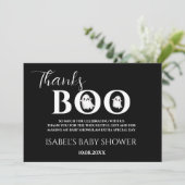 Halloween Baby Shower A Little Boo Thank You Card サンキューカード (スタンド正面)