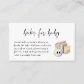 Halloween Baby Shower Book Request Enclosure Card エンクロージャーカード (正面)