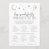 Halloween Baby Shower Candy Guessing Game Card 招待状 (正面)