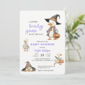 Halloween Baby Shower goose funny invitation 招待状 (スタンド正面)