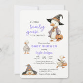 Halloween Baby Shower goose funny invitation 招待状 (正面)