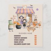 Halloween Bake Sale Bakery Pastry October チラシ (正面)