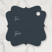 Halloween-Banner mit Kürbissen und Geistern - フェイバータグ (裏面)