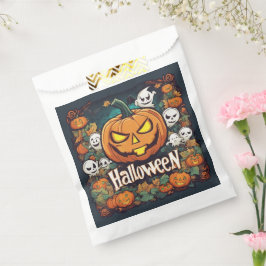 Halloween-Banner mit Kürbissen und Geistern -  フェイバーバッグ