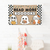 Halloween Banner School Library Classroom Ghosts 横断幕 (インサイチュ)