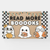 Halloween Banner School Library Classroom Ghosts 横断幕 (横)