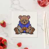 Halloween Bär ö スタンダードカクテルナプキン (インサイチュ)