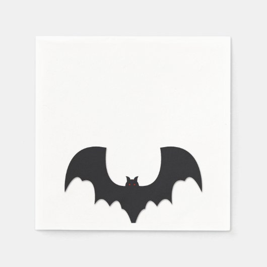 Halloween bat スタンダードカクテルナプキン (正面)