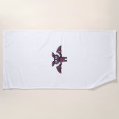 Halloween Bat             ビーチタオル (正面)