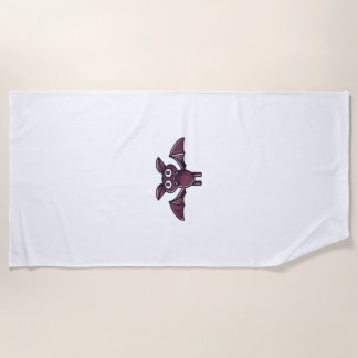 Halloween Bat             ビーチタオル