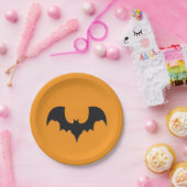 Halloween bat ペーパープレート (パーティー)