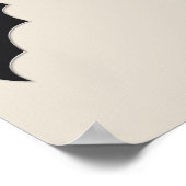 Halloween bat ポスター (角)