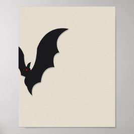 Halloween bat ポスター
